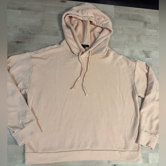 Quince Tops - Quince Women's SuperSoft pullover pink/melon Hoodie